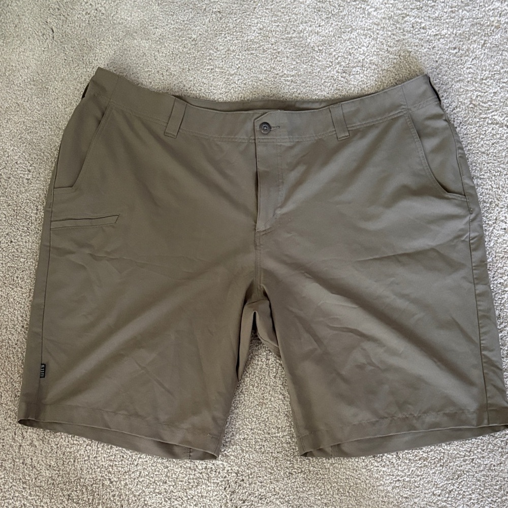 5.11 Tactical Men's Khaki Flat Front Shorts